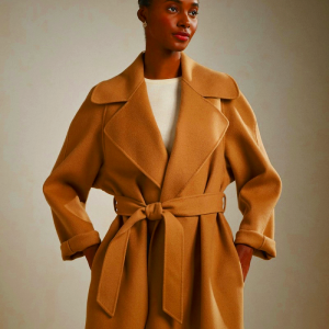 Ralph Lauren Leonarda Wrap Coat for Women in Brown | GTQM20981