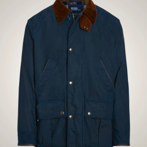 Ralph Lauren Oilcloth Car Coat Women Navy Blue | NJLI08571