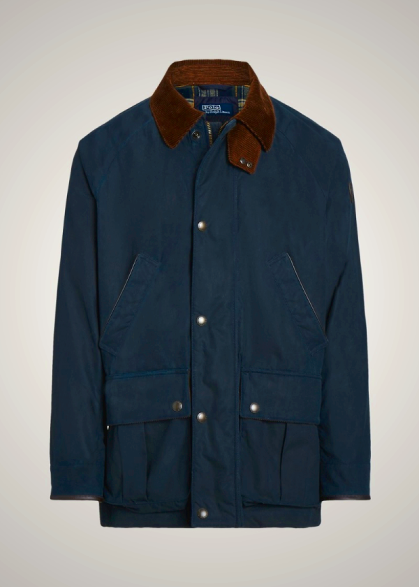 Ralph Lauren Oilcloth Car Coat Women Navy Blue | NJLI08571