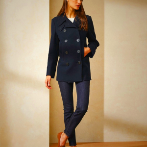 Ralph Lauren Women's Black Peacoat | KJEP78193