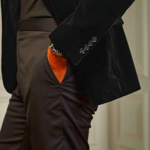 Ralph Lauren Gregory Velvet Dinner Jacket for Men - Black | IVUS91852