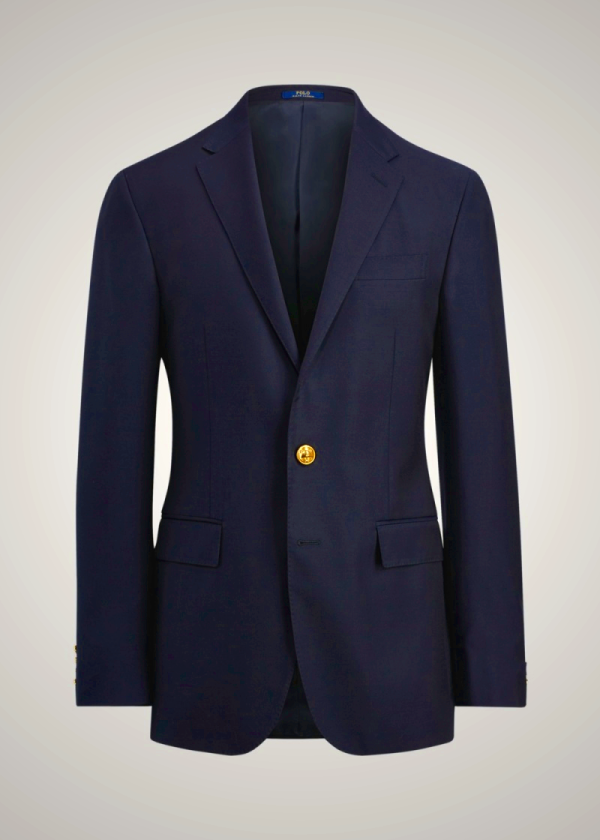 Ralph Lauren Polo Wool Twill Blazers for Men in Navy Blue | QNLV73092