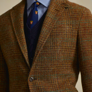 Ralph Lauren Polo Soft Tailored Plaid Tweed Blazers for Men | Multicolor
