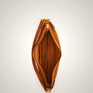 Ralph Lauren Polo ID Calfskin Mini Shoulder Bag Brown | VMIZ14760