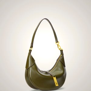 Ralph Lauren Polo ID Calfskin Mini Shoulder Bag Olive Green NMCG70196