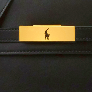 Ralph Lauren Polo ID Leather Crossbody Clutch Bag for Women