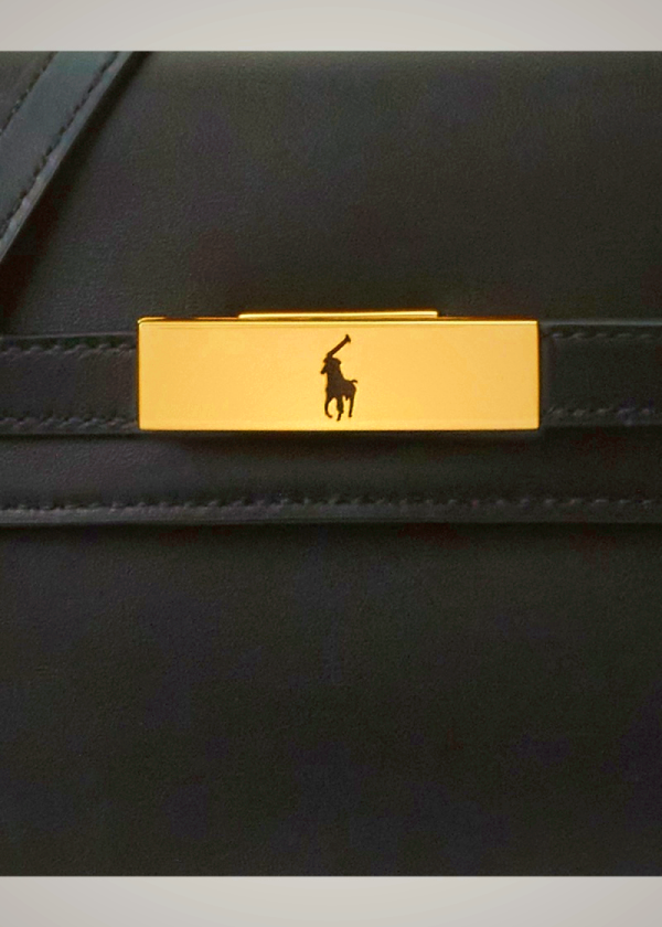 Ralph Lauren Polo ID Leather Crossbody Clutch Bag for Women