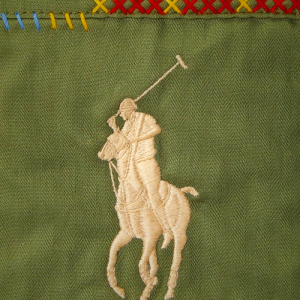 Ralph Lauren Big Pony Herringbone Medium Tote Bag for Women in Blue | HZLN78043