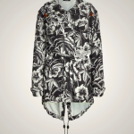 Ralph Lauren Floral Ripstop Hooded Windbreaker for Women - White NOKX97316