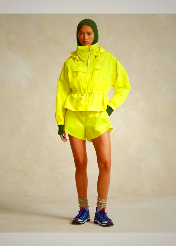 Ralph Lauren Packable Ripstop Windbreaker for Women in Yellow | NFXP36984