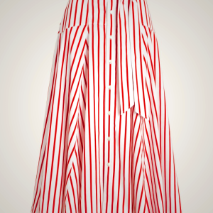 Ralph Lauren Striped Cotton A-Line Skirt for Women | MIUW17824