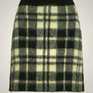 Ralph Lauren Plaid Alpaca-Blend Miniskirt for Women | TSIA70943
