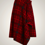 Ralph Lauren Plaid Wrap Skirt for Women in Black | UOXE52648