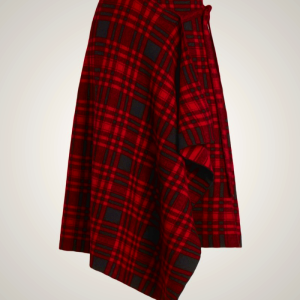 Ralph Lauren Plaid Wrap Skirt for Women in Black | UOXE52648