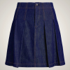 Ralph Lauren Plisado Denim Miniskirt for Women in Blue | CKTN13874