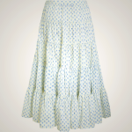 Ralph Lauren Tiered Cotton Poplin Skirt Navy Blue Women's | BKQG48769