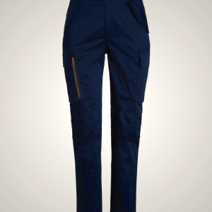 Ralph Lauren Cargo Pants for Women in Navy Blue Sateen Cotton | UMYO12034