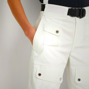 Ralph Lauren Belted Sateen Cargo Pants for Women | RUPV15869