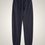 Ralph Lauren Herringbone Knit Jogger Pants for Women in Blue | ADUS01578