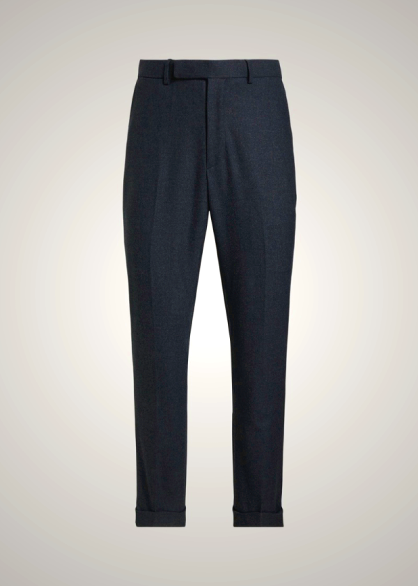 Ralph Lauren Stretch Flannel Suit Pants for Men - Gray HXMQ70395