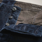 Ralph Lauren Corduroy Officer Pant Black Mens Trousers | VQUP60583