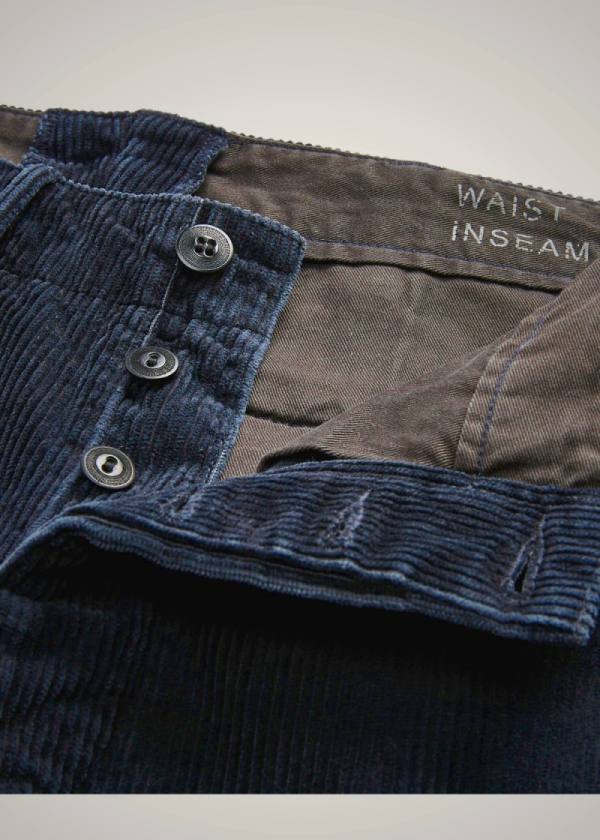 Ralph Lauren Corduroy Officer Pant Black Mens Trousers | VQUP60583