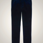 Ralph Lauren Stretch Corduroy Pants Direct Fit Men Navy Blue