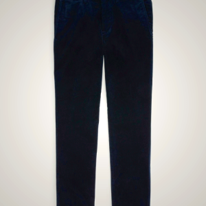 Ralph Lauren Stretch Corduroy Pants Direct Fit Men Navy Blue