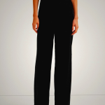 Ralph Lauren Velvet Wide-Leg Pants for Women in Black | QCXO92417