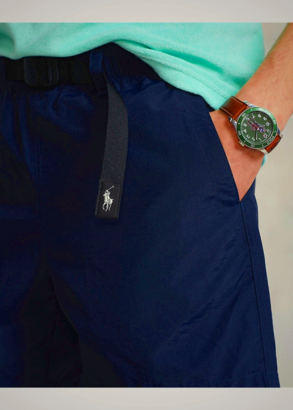 Ralph Lauren Men's 15.2cm Water-Resistant Hiking Shorts Navy Blue