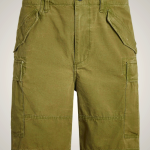 Ralph Lauren Classic Fit Cargo Shorts for Men in Olive Green
