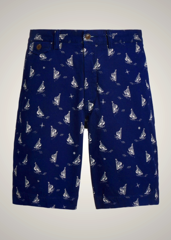 Ralph Lauren Men's 22.9cm Classic Stretch Chino Shorts Navy Blue