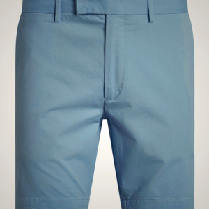 Ralph Lauren Men's 22.9cm Stretch Slim Fit Chino Shorts Blue | NRXK70295