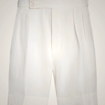 Ralph Lauren Men's Cotton-Linen Herringbone Shorts Cream | VQCI83095