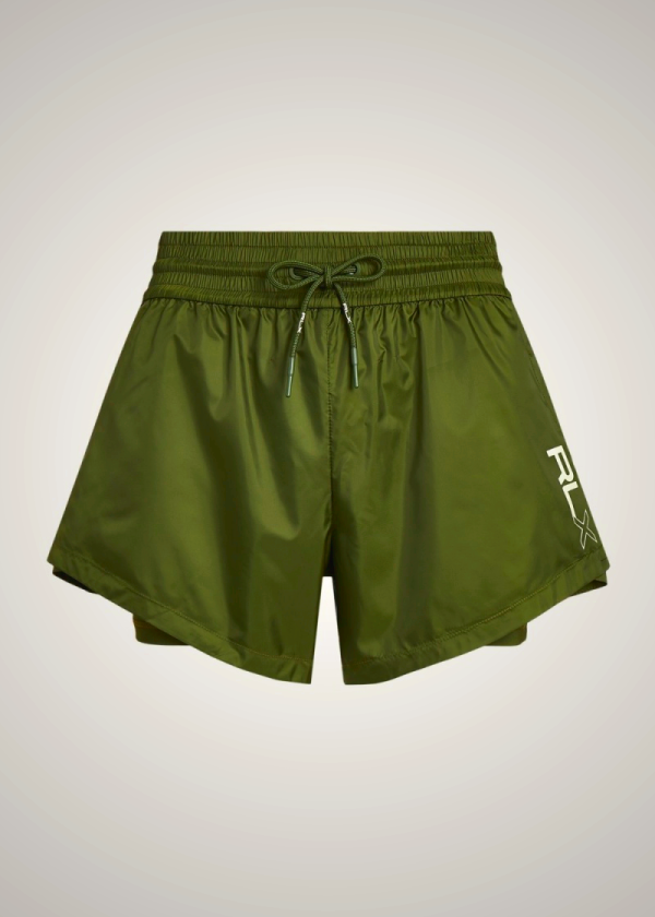 Ralph Lauren Layered Ripstop Jersey Shorts for Women | YGFL72135
