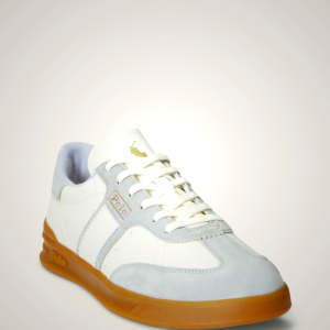 Ralph Lauren Heritage Aera Leather Suede Sneakers Men Cream | RXNE65327