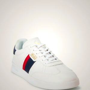 Ralph Lauren Heritage Aera Leather Sneakers for Men in Blue