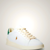 Ralph Lauren Heritage Court II Leather Sneakers for Women - Green