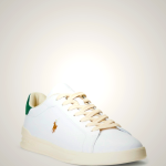 Ralph Lauren Heritage Court II Leather Sneakers for Women - Green