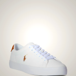 Ralph Lauren Longwood Leather Men&#039;s Sneakers Brown | XKLA01953