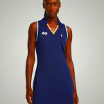 Ralph Lauren Australian Open Stretch Mesh Polo Dress Navy Blue